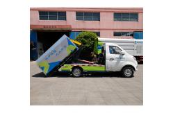 China Diesel Hook Loader Garbage Truck Custom Detachable Container Garbage Collector supplier