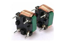 China High Power Flat Wire Common Mode Inductor Plug-In Inductance Horizontal supplier