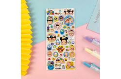 China Drop Plastic Hot Stamping Stickers Offset Printing Funny Cartoon Stickers supplier