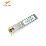 10/100M Copper-T SFP RJ45 100M Pluggable Module , RJ45 Alcatel Lucent Transceiver for sale