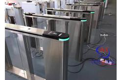 China AC / DC Security Turnstile Gate With RFID Fingerprint Facial Recognition Access Control supplier