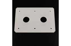 China Fused Machining Quartz Glass Slotted Cnc Parts High Temperature Resistance supplier