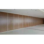 Soundproof Operable Movable Acoustic Partition Wall With Aluminium Tracks Rollers