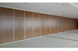 China Soundproof Operable Movable Acoustic Partition Wall With Aluminium Tracks Rollers supplier