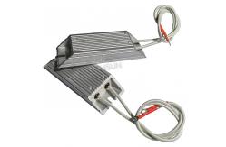 China 100W Aluminum Wire Wound Resistor Braking  Power Metal Shell Case supplier