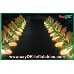 Durable Inflatable Flowers Wedding With Changing Led Lights Custom Design