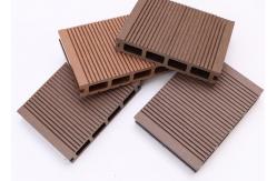 China Interlock Decking 3D Embossing WPC Composite Decking Tiles Plastic Flooring supplier