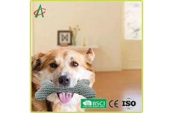 China ISO9001 Pet Plush Toy Bone Shaped 15cm*5.5cm With Squeaker supplier