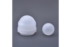 China Plastic Roller Ball Inserts 25.2mm Ball Diameter White PP Various Roll Caps supplier
