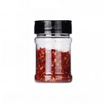Cylinder 200ml Clear Plastic Jars For Spice Kitchen Organizer