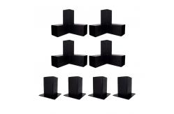 China DIY Elevated Wood Stand Bracket Kit Materials Avaliable Q235B and 4x4 Steel Brackets supplier