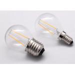 G45 4 Watt Filament LED Light Bulbs E27 3300K Glass Lower Power Consumption for sale