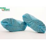 Disposable Polypropylene Nonwoven Shoe Covers With Non Slip Stripes for sale