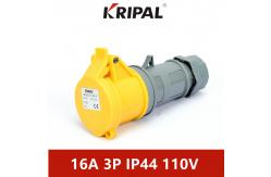 China 16 Amp 110V IP44 Waterproof Single Phase Connector IEC Standard supplier