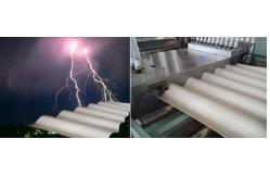 China PVC Wavy Plastic Board Extrusion Line For Trapeziform Plate / Gallery Board supplier