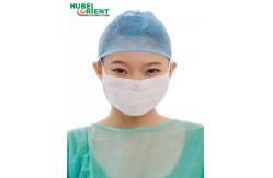 China Non Irritating Disposable 3 Ply Face Mask OEM With Double Nonwoven Ties supplier