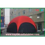 Go Outdoors Air Tent 3 M Red Hexagon Large Outdoor Inflatable Tent PVC For Vocation for sale