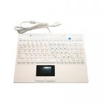 IP68 FCC CE RoHS-certified USB Silicone Rubber Keyboard with Touchpad for Medical Or Harsh Environment for sale