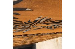 China Corten Metal Decorative Panels 900mm Decorative Garden Screen supplier