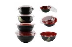 China Plastic Pp Ramen/Noodle/Soup Divided Bowls With Lid Disposable Serving Bowls - For Restaurant, Home supplier