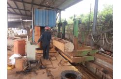 China Big vertical band sawmill with CNC carriage automatic wood cutting machine supplier