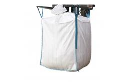 China Custom PP FIBC Jumbo Bags Printing Flat Bottom Square Bulk Container supplier