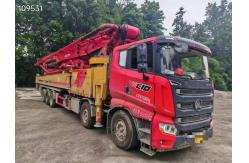China Used Concrete Boom Pump 68 Meters Perfect for Your Construction Needs supplier
