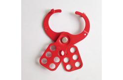 China 93g Safety Lockout Hasp Double Open Economic Steel Two Size Optional supplier