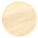 9 inch ODM Round Disposable Wood  Plates Bulk Tableware For Barbecue Birthday for sale