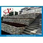 Durable Anti-Impact Welded Gabion Box , Gabion Rock Wall Cages For Slope Protection for sale
