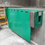 Hydraulic Loading Yard Ramp Non-Slip Diamond Mesh and Precision Steel Pipe