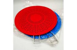 China New Design Silicone Splatter Guard Food Frying Pan Shield Silicone Foldable Splatter Screen supplier