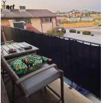 UV Resistant Balcony Privacy Screen Fence Customized Privacy Mesh For Balcony