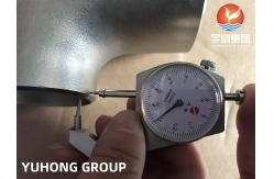 China ASTM A815 S31803 Duplex Stainless Steel Seamless Tee Pipe Fitting B16.9 supplier