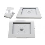 Powder Coated Cold Rolled Steel Tablet Security Kiosk Rugged Metal Ipad Kiosk Holder for sale