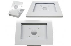 China Powder Coated Cold Rolled Steel Tablet Security Kiosk Rugged Metal Ipad Kiosk Holder supplier