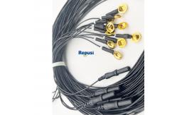 China Reusable EEG Cup Electrodes with Gold Plating and 3m Cable supplier