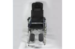 China Multi Function Aluminum Manual Wheelchair With Double Corss Bar supplier