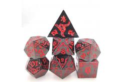 China Devil's Eye role-playing metal multifaceted dice set TRPG COC DND supplier