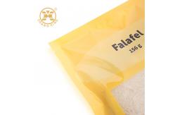 China Food Quality Bakery Cake Falafel Bread Flexible Pouch Packaging With Clear Window supplier