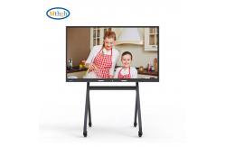 China 4K Interactive Touch Screen Whiteboard 75 Inch Smart Board For Indoor supplier