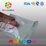 Font Anti Static Packaging Bag / Stand Up Pouch With One Side Transparent for sale