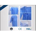 Reinforced Waterproof Surgical Gowns Disposable Sterilized / Non Sterilized for sale