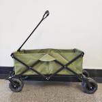 Wide Wheels Collapsible Beach Cart Multipurpose Camping Cart Folding Stroller Wagon