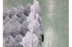 China Durable Black Chain Link Fence Privacy Fabric Hot Dipped Galvanized Mesh Fence supplier