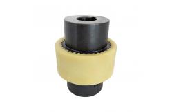 China Flanged PU Planetary Flexible Gear Coupling Curved Tooth Nylon Sleeve TGL2 M19 supplier