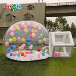 Sayok Portable Inflatable Bubble House Tent Clear Bubble House Customized Logo for sale