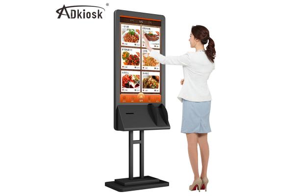Interactive Self Service Kiosk 43inch LCD Touch Screen 1920X1080 350cd/m2