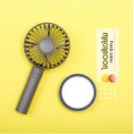 Macaron Mini Portable Handheld Fan Handy Magnetic Base Mini Usb Rechargeable Fan for sale
