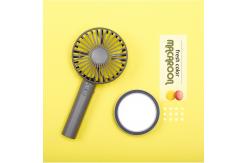 China Macaron Mini Portable Handheld Fan Handy Magnetic Base Mini Usb Rechargeable Fan supplier